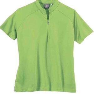 NWT Paige & Tuttle Women’s Green Half Zip Golf Athletic Short Sleeve Top - Small